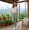 Jeans GLORIA VANDERBILD Verde