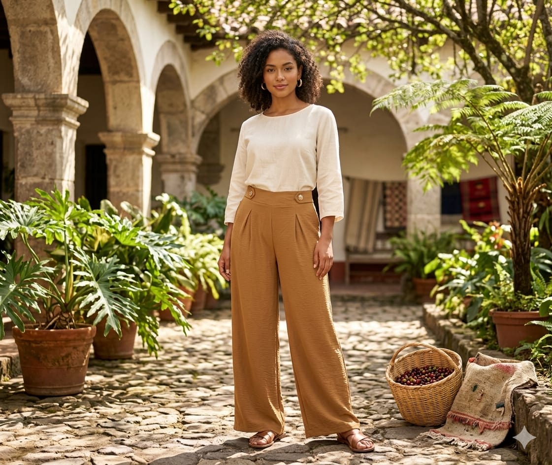 Pantalon NEWYORK Caqui