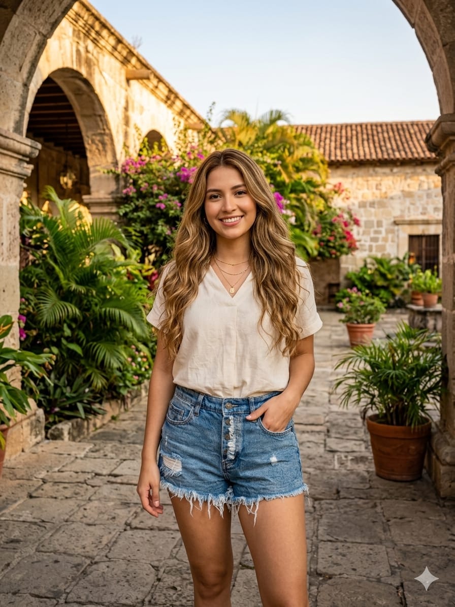 Shorts WILD FABLE Jean azul