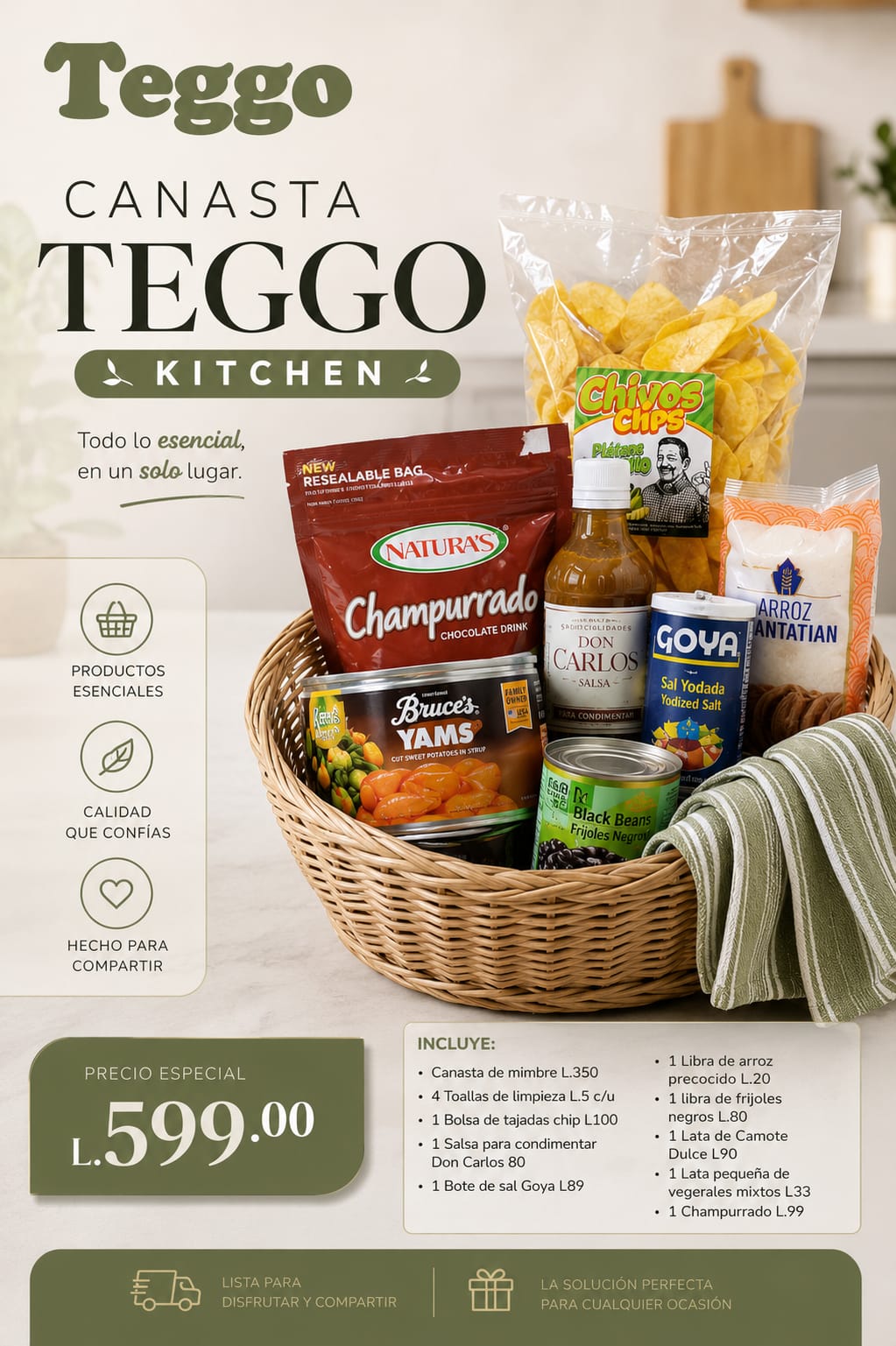 Canasta Teggo Kitchen