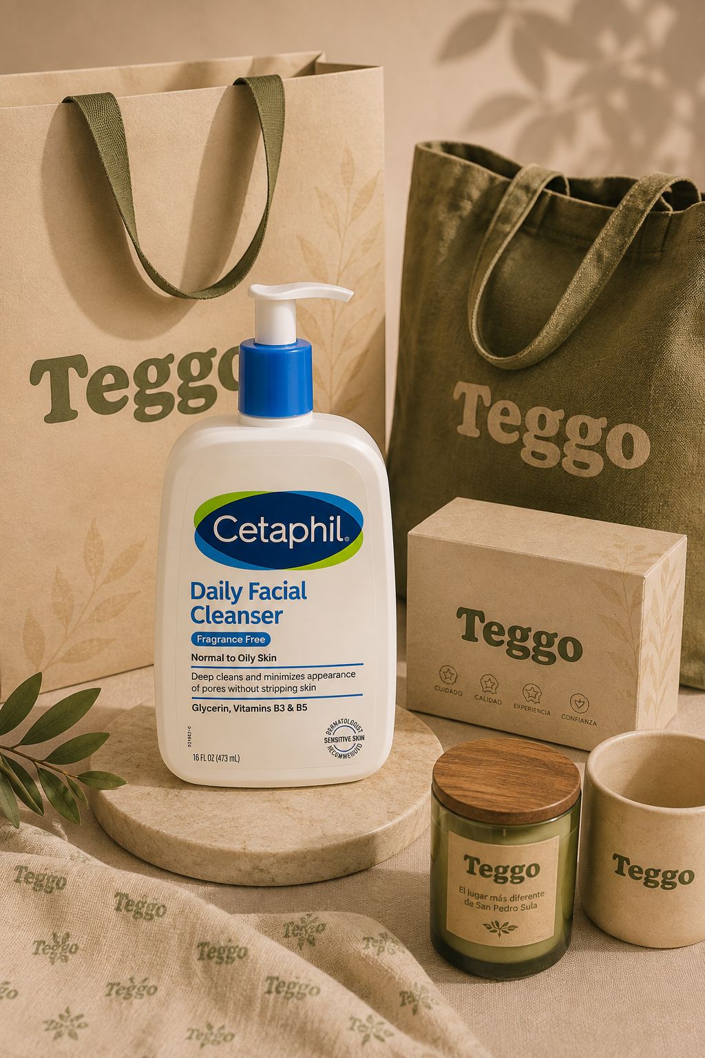 Limpiador Facial Diario Cetaphil para Piel Normal a Grasa – 473 ml