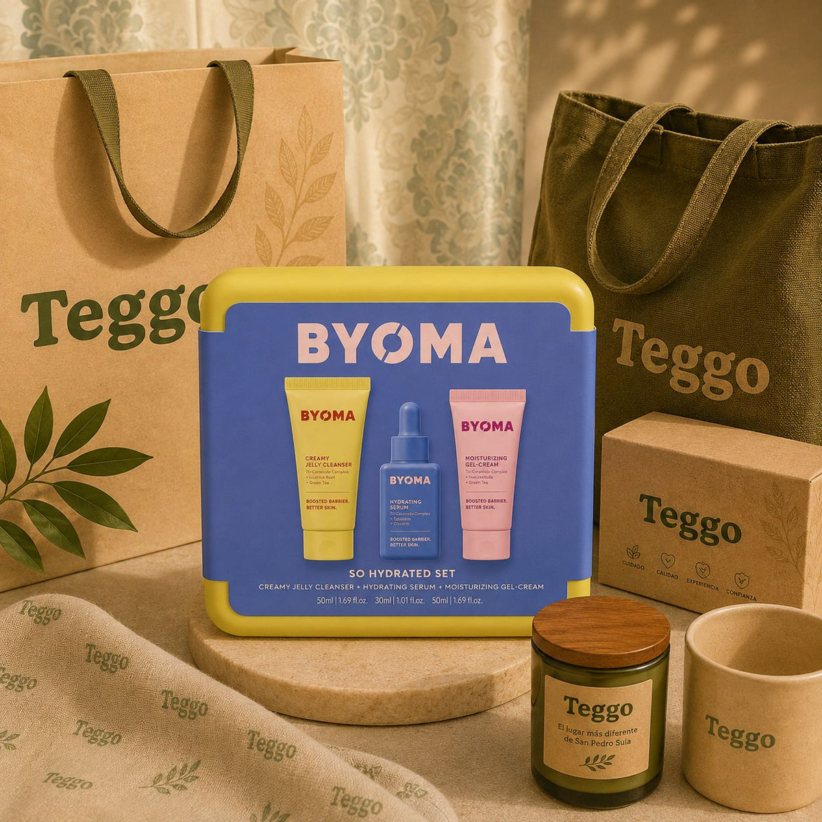 Set Facial Hidratante BYOMA So Hydrating – 3 piezas